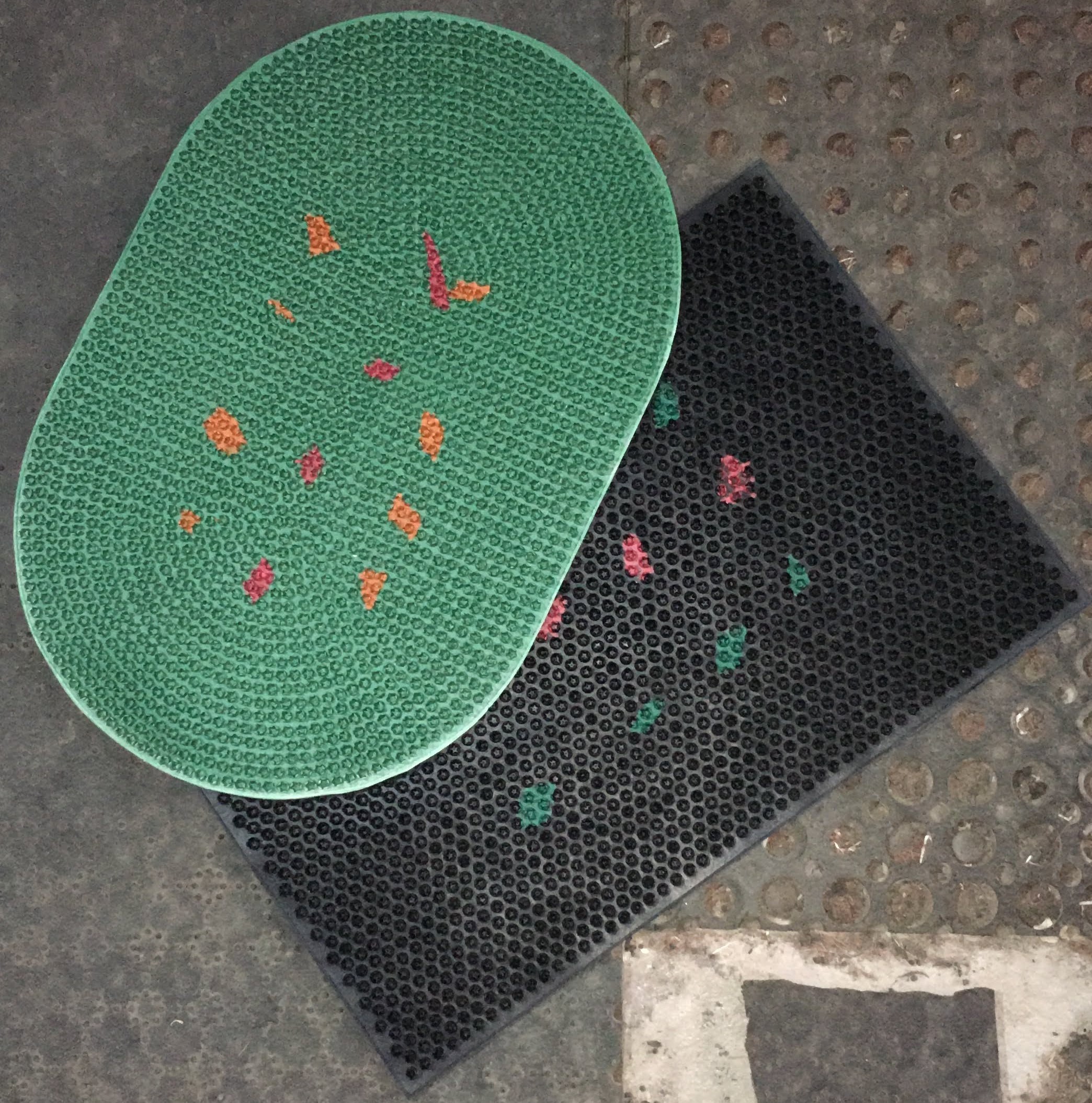 Turf oval and rectangle